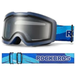 Rockbros Ski Goggles Snowboard Anti-buée Anti-éblouissement Lunettes De Neige Pour Hommes Femmes