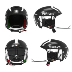 Casque De Ski Briko Slalom Fisi Shiny Black / White