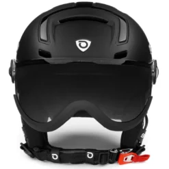 Casque De Ski Briko Stromboli Visor Photo 2.0 Shiny Matt Black -MAGASIN DAILES DE NEIGE casque de ski briko stromboli visor photo 20 shiny matt black 3