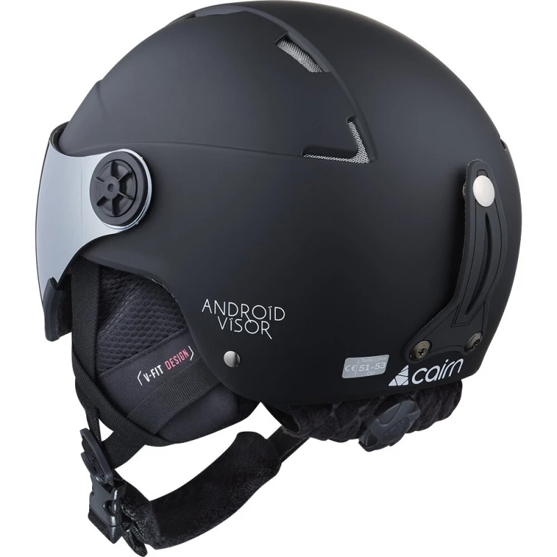 Casque De Ski Cairn ANDROID VISOR J Mat Black 4 Casque De Ski Cairn ANDROID VISOR J Mat Black â Image 2