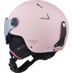 Casque De Ski Cairn ANDROID VISOR Powder Pink -MAGASIN DAILES DE NEIGE casque de ski cairn android visor powder pink 2