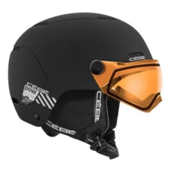 Casque De Ski Cébé Pow Vision Black White Matte / Vario Orange