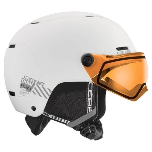 Casque De Ski Cébé Pow Vision White Matte / Vario Orange 3 Casque De Ski Cébé Pow Vision White Matte / Vario Orange
