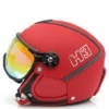Casque De Ski Hmr H3 Elegance Heritage Red / Black -MAGASIN DAILES DE NEIGE casque de ski hmr h3 elegance heritage red black