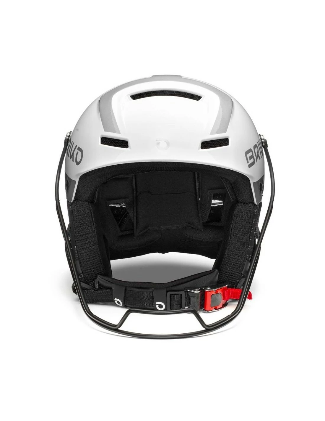 Casque De Ski Racing Briko Slalom EPP Shiny White / Silver 4 Casque De Ski Racing Briko Slalom EPP Shiny White / Silver – Image 2