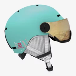 Casque De Ski Salomon GROM VISOR Aruba Glossy
