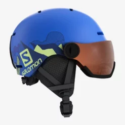 Casque De Ski Salomon GROM VISOR Pop Blue Mat