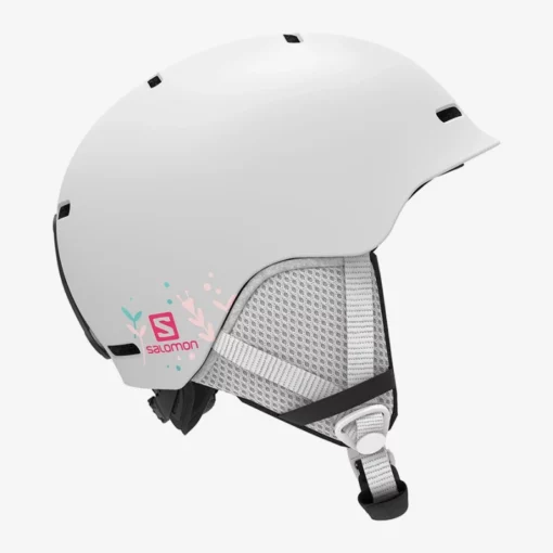 Casque De Ski Salomon GROM White -MAGASIN DAILES DE NEIGE casque de ski salomon grom white