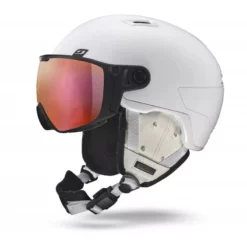Casque De Ski Julbo GLOBE EVO 23GC Blanc -MAGASIN DAILES DE NEIGE casque globe evo blanc 23gc 1