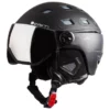 Casque De Ski Cairn STELLAR Mat Black -MAGASIN DAILES DE NEIGE stellar visor mat black